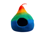 SnugTrekker™ Cosy Felt Cat Cave — Wool Cat Bed UK