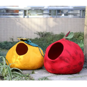 SnugTrekker™ Cosy Felt Cat Cave — Wool Cat Bed UK