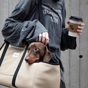 Extended Pet Shoulder Carrier – Ergonomic Travel Bag for Long-Body Dogs & Cats