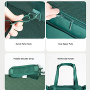 Soft Pet Carrier Bag for Cats & Small Dogs – Comfortable Travel Carrier | SnugTrekker