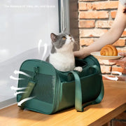 Soft Pet Carrier Bag for Cats & Small Dogs – Comfortable Travel Carrier | SnugTrekker
