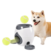 Auto-Feed Spring Tennis Ball - ABS Puzzle Toy for Dogs, 2.75