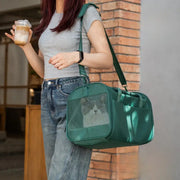 TravelNest™ Foldable Airline Pet Carrier – Large-Capacity Waterproof Travel Bag