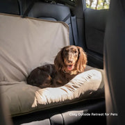 Waterproof Dog Car Seat Cover – Rear Seat Travel Bed for Cats & Dogs