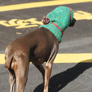 ElfKnit™ Christmas Pet Hat – Festive Knitted Holiday Cap