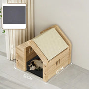 Sunset Cabin™ Wooden Pet House | Outdoor Cat & Dog Shelter UK