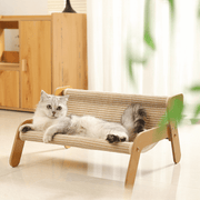 Scratch & Snooze Cat Loft - 2-in-1 Sofa Bed + Scratching Post, 2 Sizes - SNUGTREKKER