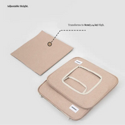 Dual-Entrance Linen Cat Cave Bed