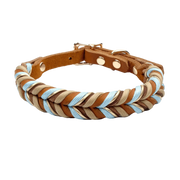 Premium Handmade Leather Dog Collar & Lead Set