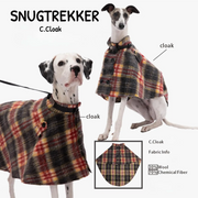 WoolBlend™ Heritage Pet Cape – British-Style Wool Coat for Small & Medium Dogs